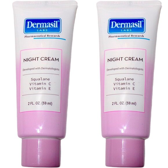 Dermasil Labs Daily Night Cream Oil Free, Vitamin E, C (Set of 2) - Picture 1 of 3